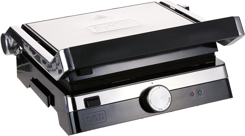 [35509005] BLACK & DECKER CG2000-B5 2000W CONTACT GRILL (180O ROTATION) WITH DETACHABLE PLATES