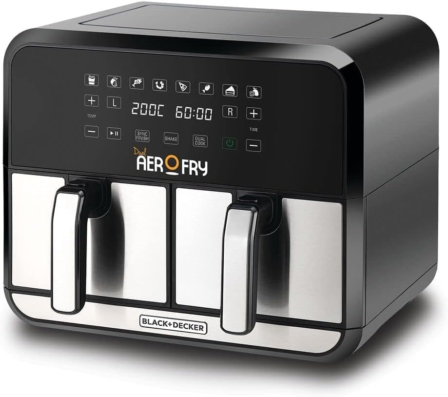 BLACK&DECKER DIGITAL DUAL ZONE AIR FRYER DZAF1700-B5