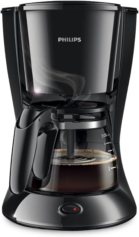 Philips Drip Coffee Maker HD7432/20, 0.6 L, Ideal for 2-7 cups, 750W, Black, Medium
