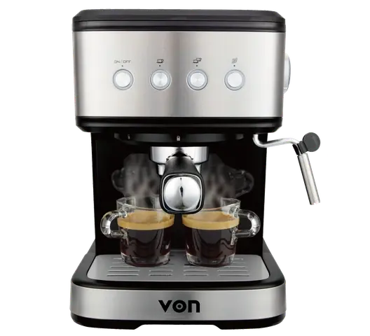 Von VCME-851DX Espresso Coffee Maker - Stainless Steel