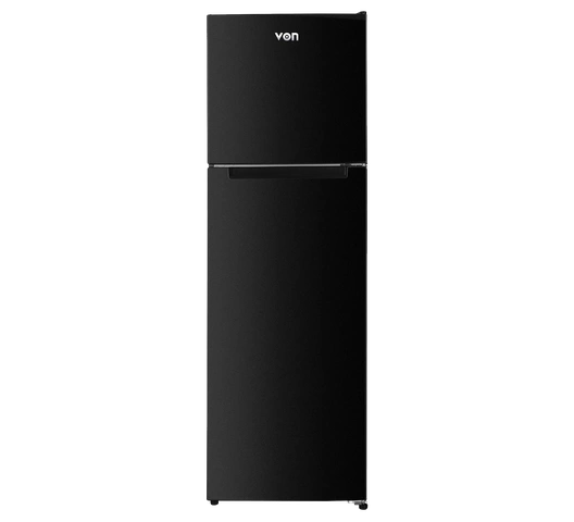 Von VRT-334NVAK Double Door Inverter Fridge 334L - Dark Inox