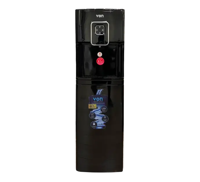 VON W/DISPENSER VDC-301CLK FS  CC BLK BOTTOMLOAD 