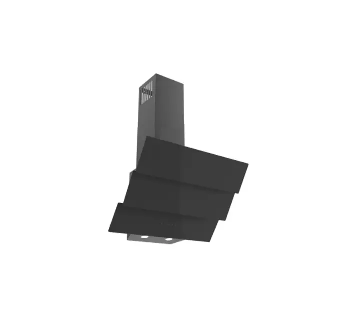 SIMFER BI HOOD SM8678 60CM BLK GLASS INCLINED 