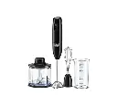 BLACK+DECKER HB600-B5 Hand Blender 3 in 1 with Chopper Black - 600W