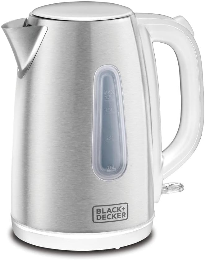 [35501008] Black and Decker JC454-B5 Electric Kettle Stainless Steel 1.7L