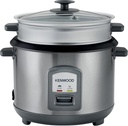 KENWOOD Rice Cooker RCM71.000SS, 2-in-1, 2.8L, Food Steamer, Non-Stick Cooking Pot, Silver