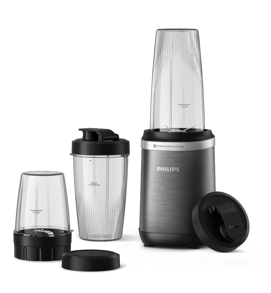 [35401093] Philips HR2767/00 Blender 5000 Series - Personal Blender, 1000W, 700ml Tumbler + 2 Extra, ProBlend Plus Technology -