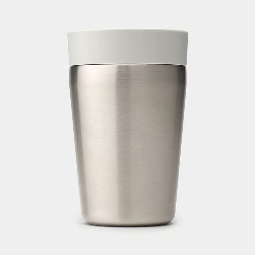 Brabantia Make & Take Insulated Cup, Small, 0.2L, Light Grey