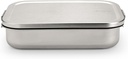 Brabantia Make & Take Lunch Box, Medium, Stainless Steel, Matt Steel