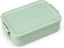 Brabantia Make & Take Lunch Box, Medium, Plastic, Jade Green