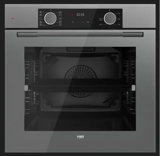 VON BI OVEN VBO60101DFD 60CM MULTIFN 10 DIGIT 