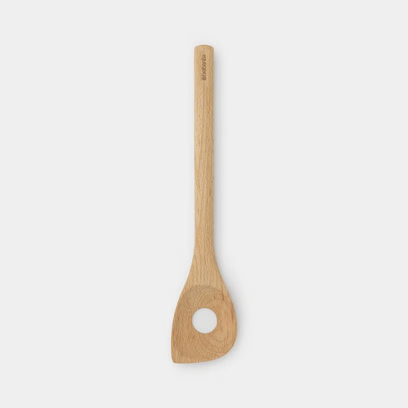 Brabantia Cook & Serve Wooden Corner Spoon