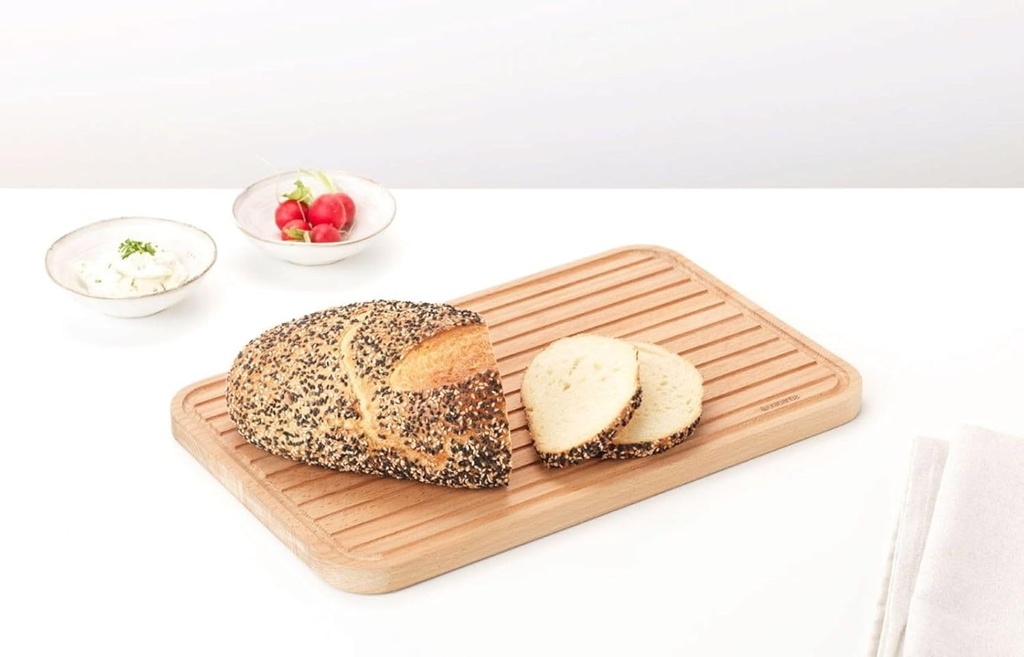 [260704] Brabantia Slice & Dice Wooden Chopping Board for Meat