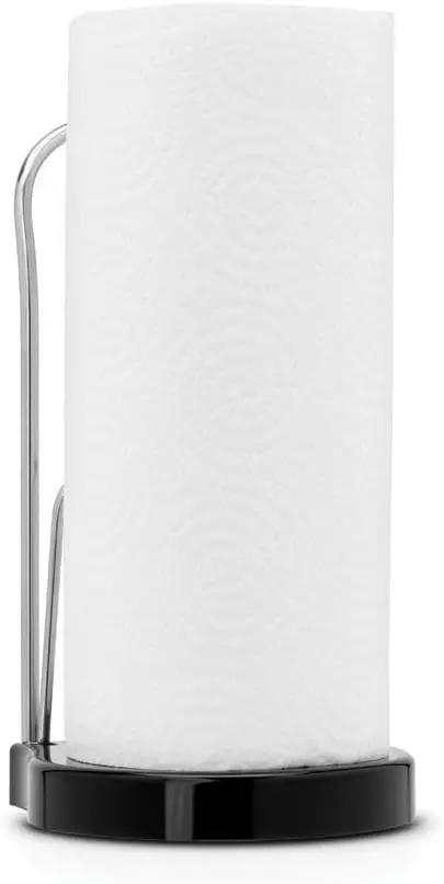 [493546] Brabantia Kitchen Roll Holder, Free Standing-Brilliant Steel