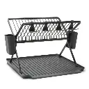Brabantia Foldable Dish Rack Large - Dark Grey