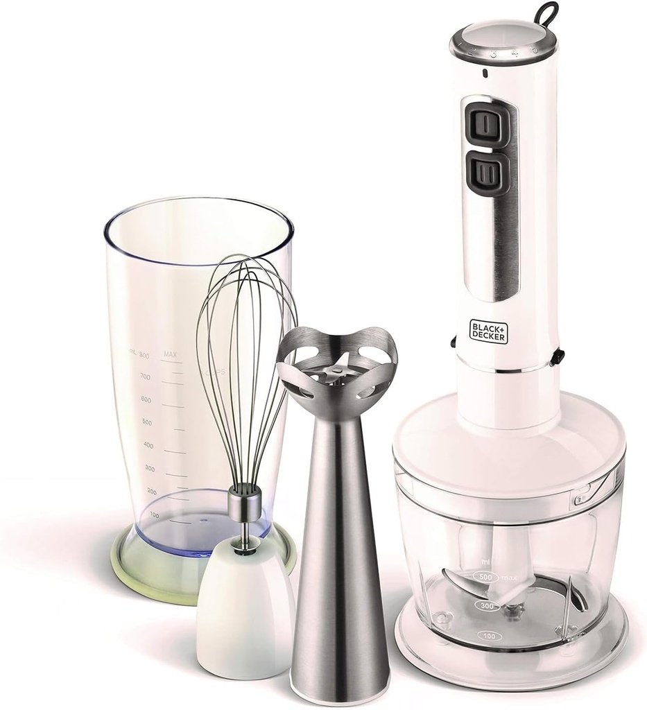 Black&Decker SB4000-B5 400W Stick Blender w Chopper and Whisk