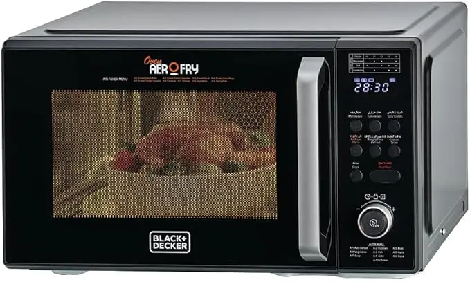 Black and Decker MZAF2910-B5 29L Oven AerOfry – Microwave + Grill + Convection + Air Fryer