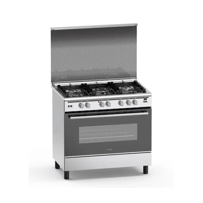 Haier Cooker 5 Gas 90X60cm with long Electric Oven - HCR6050EET