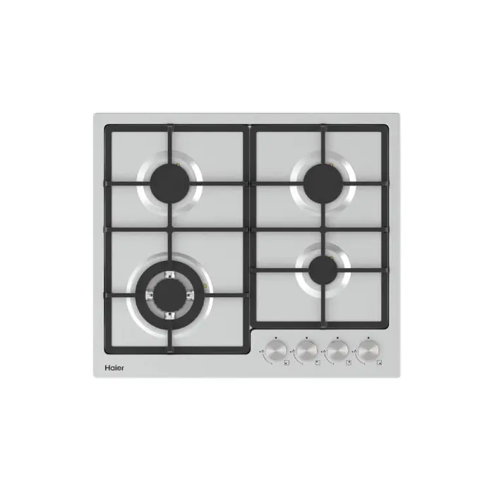 Haier Built-in Hob M64CT2X, 4Gas, Silver
