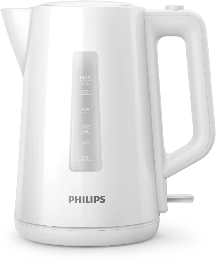 PHILIPS PLASTIC KETTLE, 1.7L, HD9318/01 - WHITE 