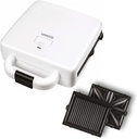 KENWOOD SANDWICH MAKER, SMP94.A0WH 4 SLOTS 2 IN 1  