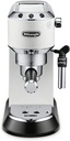 DELONGHI DEDICA STYLE TRADITIONAL PUMP ESPRESSO MACHINE, COFFEE AND CAPPUCCINO MAKER, EC685.W