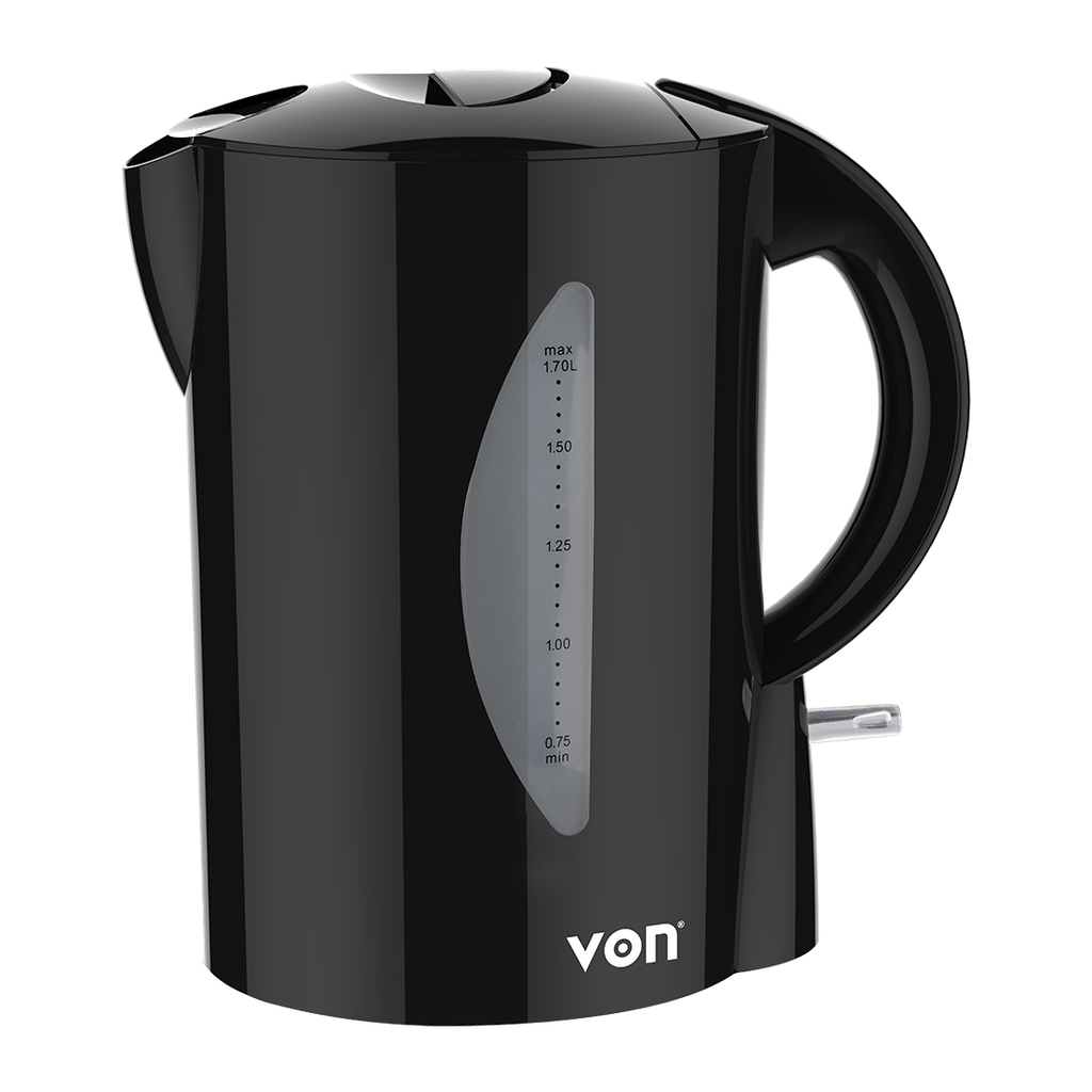 VON 1.7L CORDED KETTLE VSKC17BVK BLACK