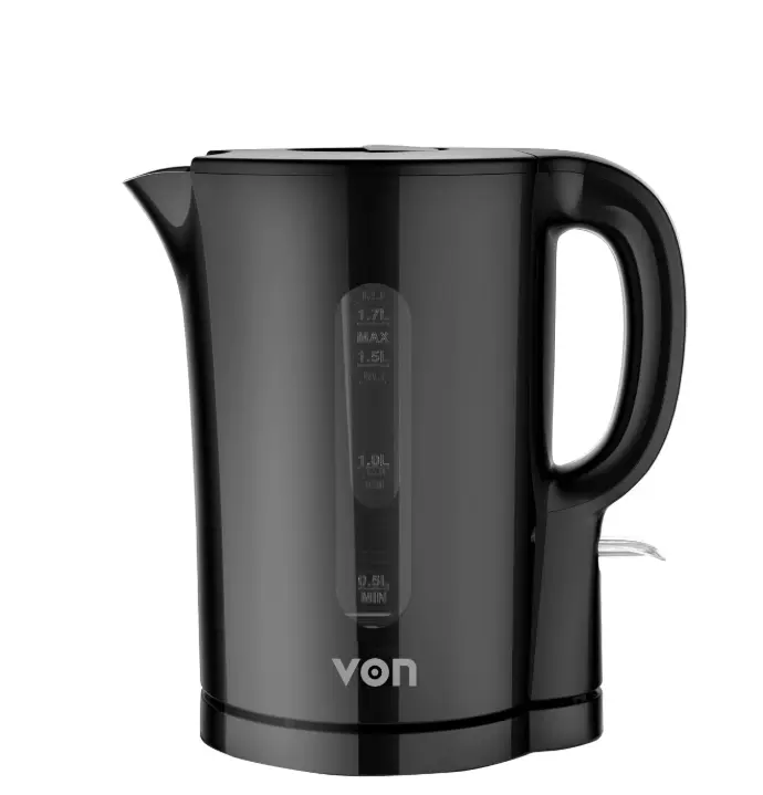 [35201087] VON CORDED KETTLE VKCL17CDB  1.7L BLACK