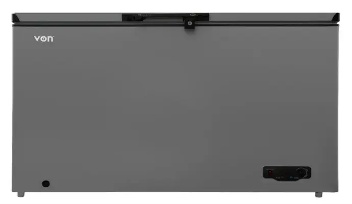 VON CHEST FREEZER VAFC50DFS 505L GREY 