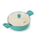 Hawkins Casserole IUC30G Aqua Die Cast Cook n Serve 3 Litre with Glass Lid
