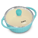 Hawkins Casserole UBC125G Aqua Baby1.25 Litre with Glass Lid