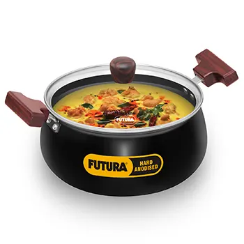 [500135] Futura Cook-n-Serve Handi, IACH30G, Induction Compatible Hard Anodised  3 Litre