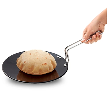 Futura Roti Tava IART26, 26cm, Induction Compatible, Hard Anodised  (4.88 mm Thick)