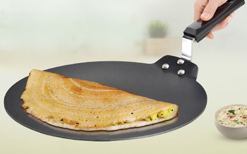 Futura Chapati Dosa Tava, INDT30, Nonstick, Induction Compatible, 30 cm