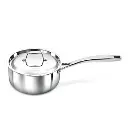 Hawkins SS Tri-ply PRO Sauce Pan PSSP25S, Stainless Steel, Induction compatible, 2.5 Litre with SS Lid