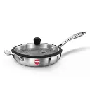 Futura Nonstick PRO Frying Pan 26 cm PSNF26G, Induction Compatible, Stainless Steal Tri-ply Sheilded 
