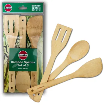 [500165] Hawkins Bamboo Spatula BSPTL3N- Set of 3
