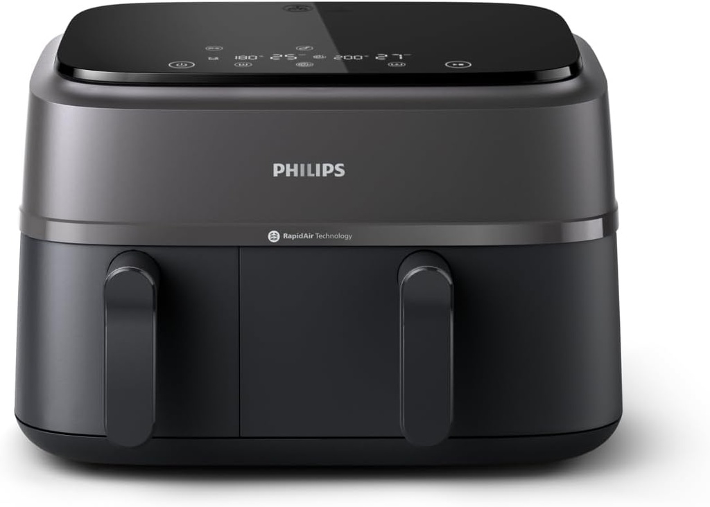 PHILIPS AIRFYER, NA350/00, 3000 series Dual Basket Airfryer 9L  - 2750 W 