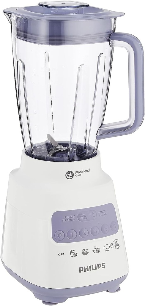 [35401100] PHILIPS BLENDER HR2221/01  5000 SERIES 700W PLASTIC, 3 PIN PLUG