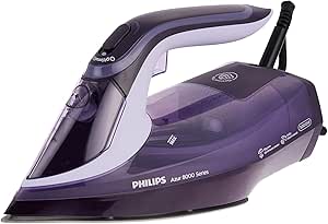 PHILIPS STEAM IRON DST8021/36, Azur 8000 SERIES, 3000W, Purple 