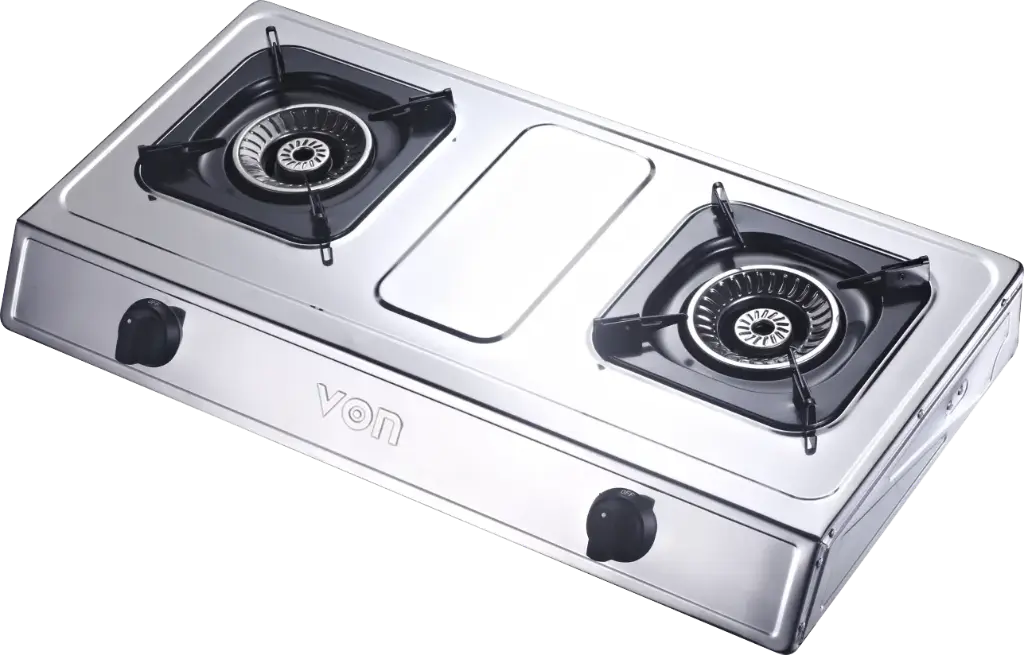[20308020] Von COOKER VCT2XWGX 2G SS SPIRAL DUAL BURNER