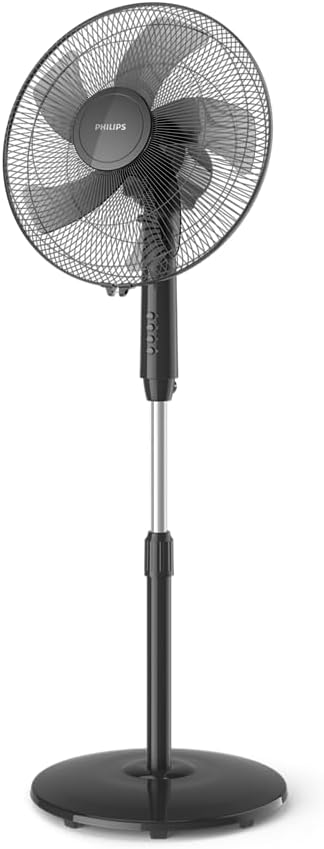 PHILIPS PEDESTAL FAN ACP620/01, Series 600, Black 