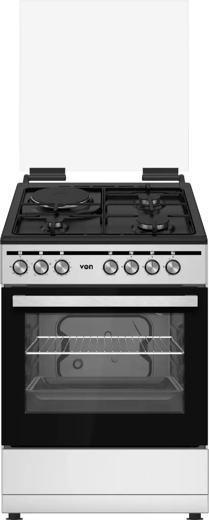 [20301051] VON COOKER VCF663155NSY 6060 3+1 M/E INOX GREY