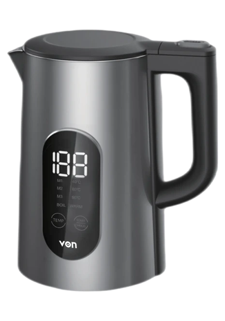 [35201069] VON DIGITAL KETTLE VKD156SMKG156SMK 1.5L 1800W BLACK