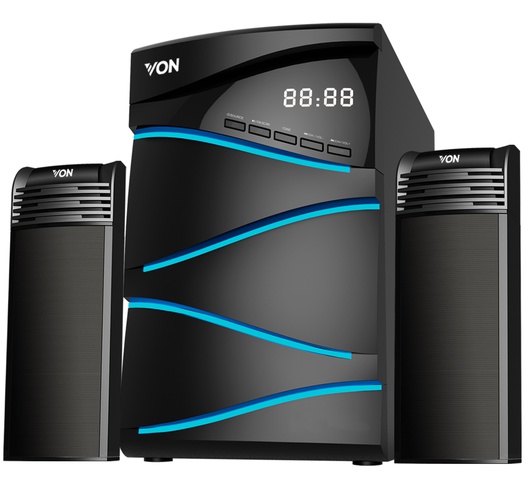 VON SUBWOOFER VES1002FS 100W RMS 2.1CHANNEL,BLUETOOTH,USB