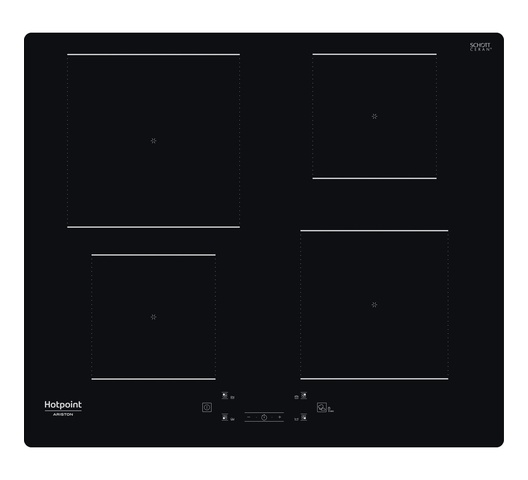 ARISTON BI HOB AQ 0160S 4E INDUCTION 60CM, DIGITAL CONTROL PANEL