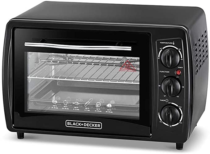 BLACK & DECKER TOASTER OVEN TRO19RGD-B5 19L DOUBLE GLASS