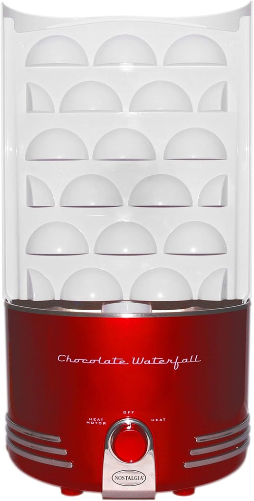 NOSTALGIA RETRO CHOCOLATE WATERFALL CWF48RR RED
