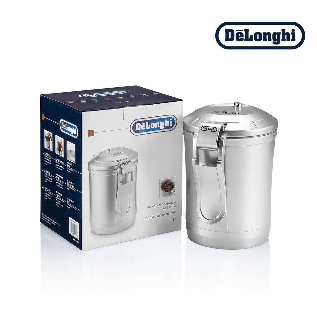 [65902029] DELONGHI VACUUM CANISTER DLSC068 1.5L FOR COFFEE BRUSH SLV