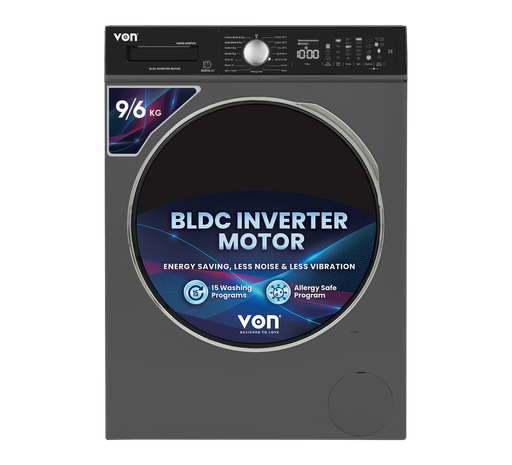 [10204038] VON W/DRYER FL VAWD-906FVK 9/6KG SLV